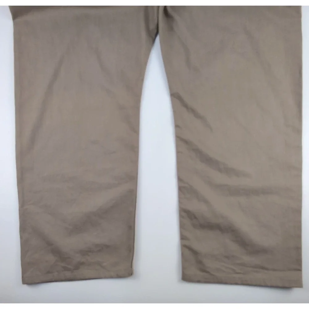 Levi's 559 Mens 44x28 Relaxed Straight Fit Twill Khaki Tan Beige Pants